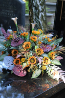 wiązanka nagrobna Słoneczniki Premium