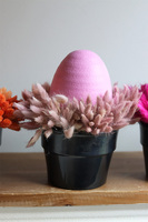 Kolorowe Jaja, stroik wielkanocny z suszem