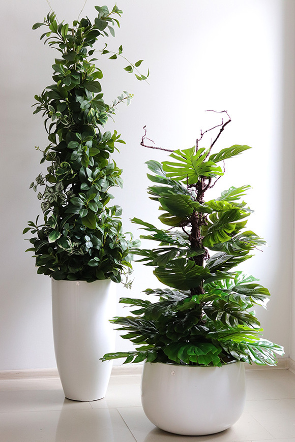 New Green Grande, drzewko sztuczne kolumnowe w donicy