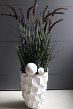 Black Canada, kompozycja z trawami, wys.110cm 