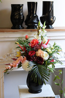 Czerń Żałobna ciężki flakon nagrobny	