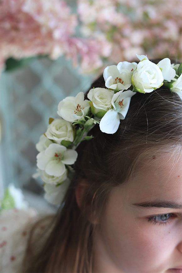 delikatny wianek na głowę Cherie