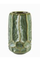 Earth B, nowoczesny wazon, zielony, wym.12x14x26cm