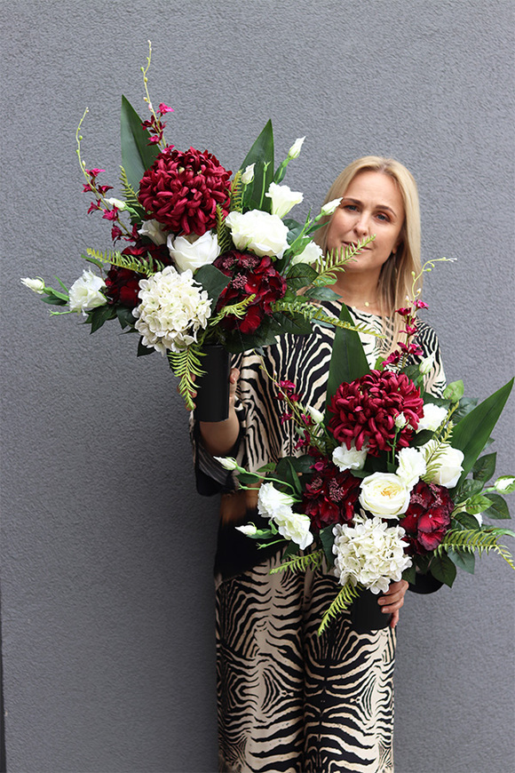 Herrata, bukiet nagrobny we wkładzie