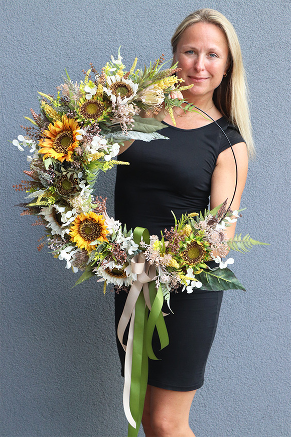 Subtelle Zielona Linia, wianek na obręczy