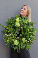 Green Kalinei, zielony wianek na drzwi