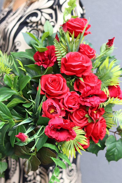 Dekoluena Red 3, komplet dekoracji nagrobnych