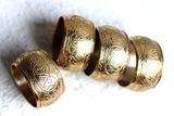 Retro Gold, metalowe obrączki na serwetki