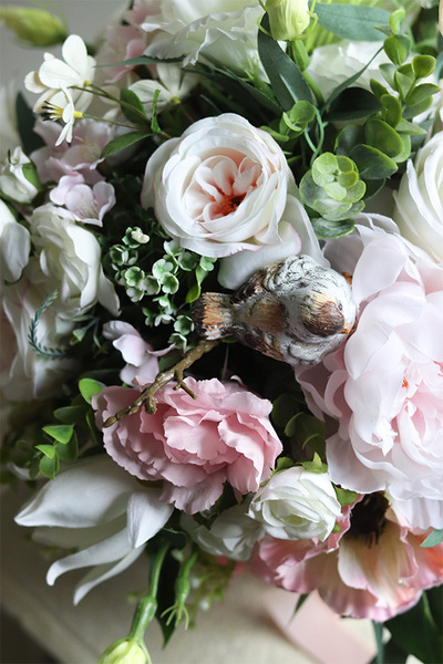 Wiosenne Mgły, flowerbox z ptaszkiem