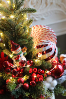 Lollypop Decor, flowerbox świąteczny z choinką