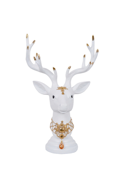 Ornamentis Reindeer, świąteczna figurka renifer C, wys.42.5cm