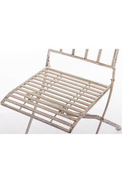 Denton, metalowe krzesło ogrodowe, wym.89x44x55cm