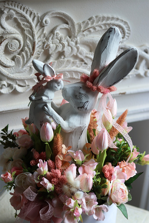 flowerbox Miłość Matki, wielkanocny stroik