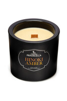 Hinoki Amber, sojowo-kokosowa świeca zapachowa w szkle