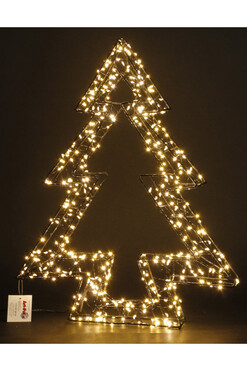 Christmas Light, świąteczna figurka choinka LED, wys.46.5cm