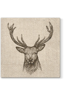 Christmas Deer, świąteczne serwetki papierowe, 20szt