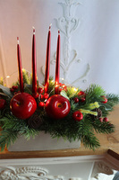 Joanna Concrete, świąteczny stroik adwentowy