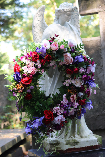 Marassi 2, kolorowy wieniec nagrobny