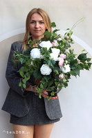 Tęsknota, bukiet nagrobny we wkładzie