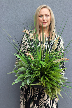 Grass Volcan, nowoczesna kompozycja z trawami, wys.76cm