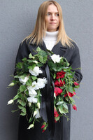 Polonia Eustoma, elegancki wieniec nagrobny