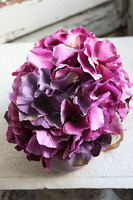 Bellin, różowa kompozycja z kwiatów hortensji, wym.20x20x15cm 