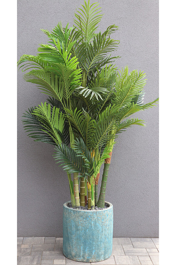 Andaluzja Palma Areca Hilton, wysokiej jakości sztuczna palma w donicy