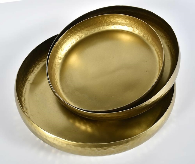 OD RĘKI Deluxe Gold patera C, wym.37x37x7cm