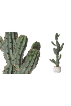 Kaktus A, sztuczna roślina w osłonce z tworzywa sztucznego, dł.83cm