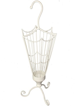 parasolnik Vintage Biały, wym.83.5x28x28cm