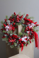 Wśród Skrzatów, świąteczny wianek dekoracyjny