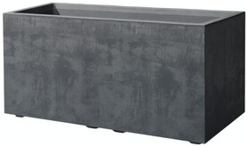 Millenium, donica ogrodowa imitacja betonu, wym.39x79x39cm