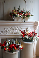 Red Winter, świąteczna dekoracja z dekoracją LED