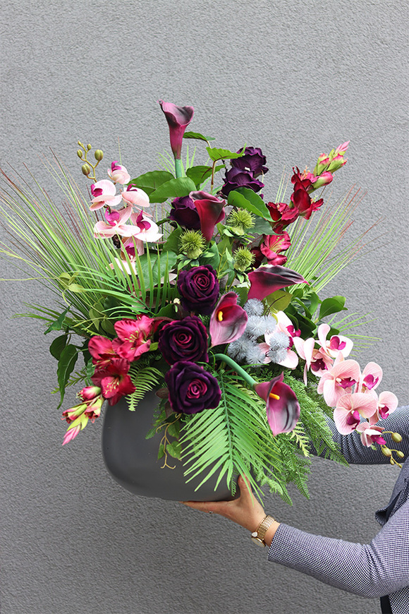 El Dorado Fiberglass, egzotyczna kompozycja kwiatowa