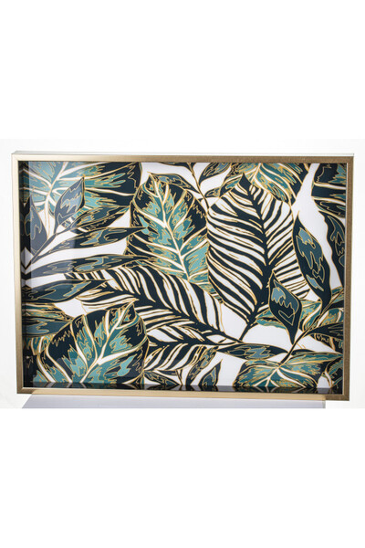 Tropicana Black, melaminowa taca ze wzorem