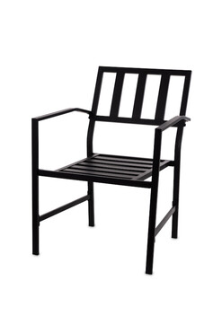 Dallas, metalowe krzesło ogrodowe, wym.86x64.5x62cm