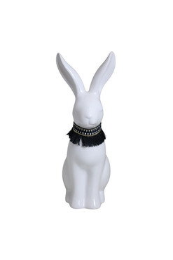 Bunny White, figurka wielkanocna zajączek E, wys.40.5cm