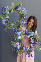 Letnie Klimaty, delikatny wianek dekoracyjny, śr.55cm