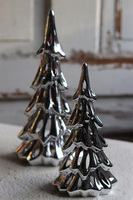 Silviato, lampion / figurka świąteczna, choinka A, wym.28.5x13x8cm