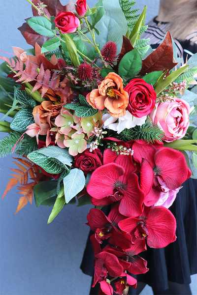 Adriana, komplet dekoracji nagrobnych, kompozycja + bukiet