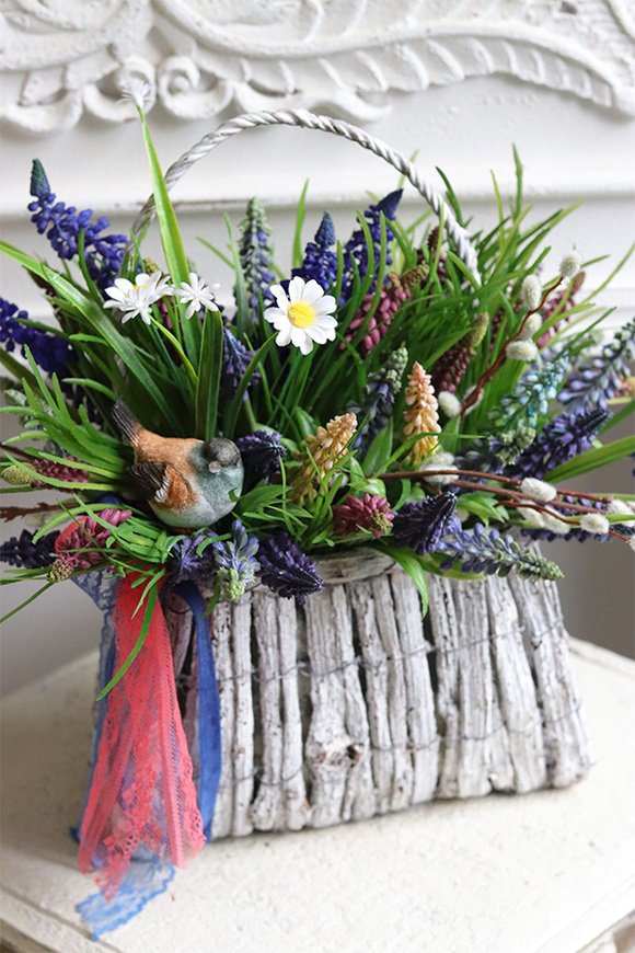 Koszyczek Wiosenny Szafirki