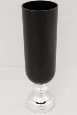 świecznik Black&Silver B, wym.47.5x14x14cm