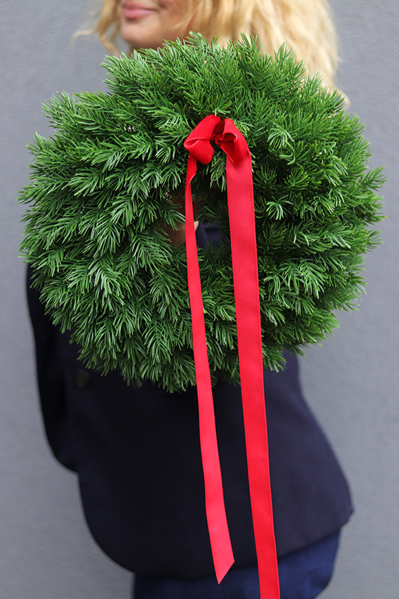 Simple Xmas, świąteczny wianek dekoracyjny