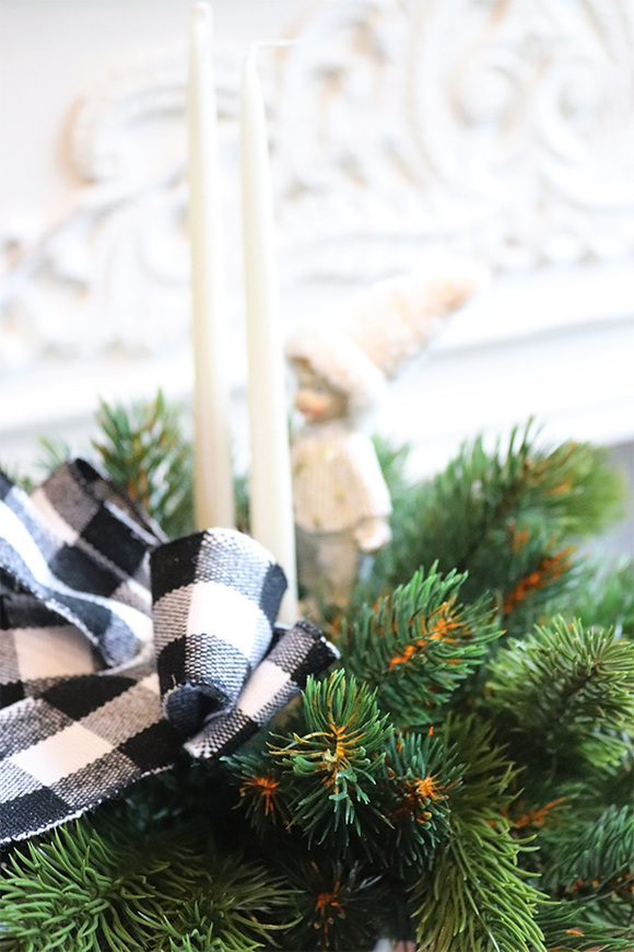 Simple Xmas, stroik świąteczny w pucharze