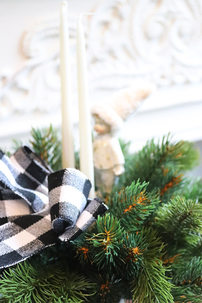 Simple Xmas, stroik świąteczny w pucharze