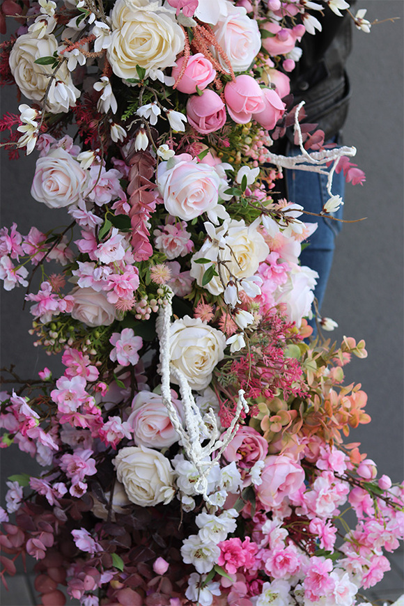 Primavera Floral London, kwiatowa girlanda dekoracyjna, dł.350cm