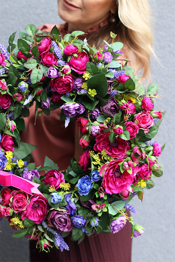 Energia Koloru 2, kolorowy wianek na drzwi