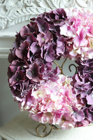 Violetta, wianek z fioletowych hortensji	