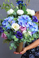 Hefriana Blue, bukiet nagrobny do wazonu