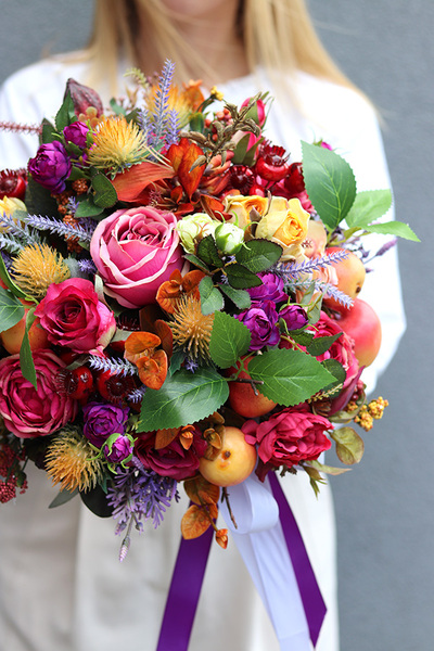 bogaty jesienny kosz Lettero wys.31cm